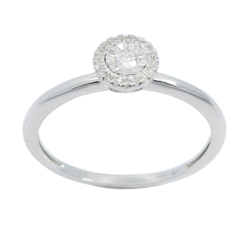 DIAMOND RING H-SI 0.08 CT TW