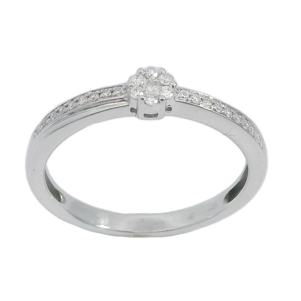 SI H DIAMOND RING .0.15 CT TW 