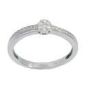 SI H DIAMOND RING .0.15 CT TW 