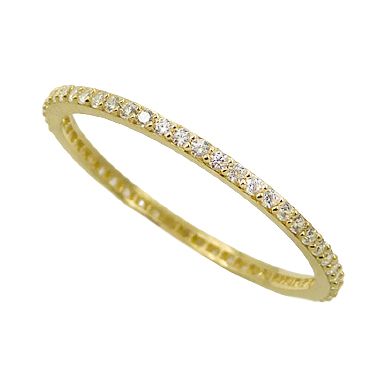 [4844] CZ INFINITY RING.