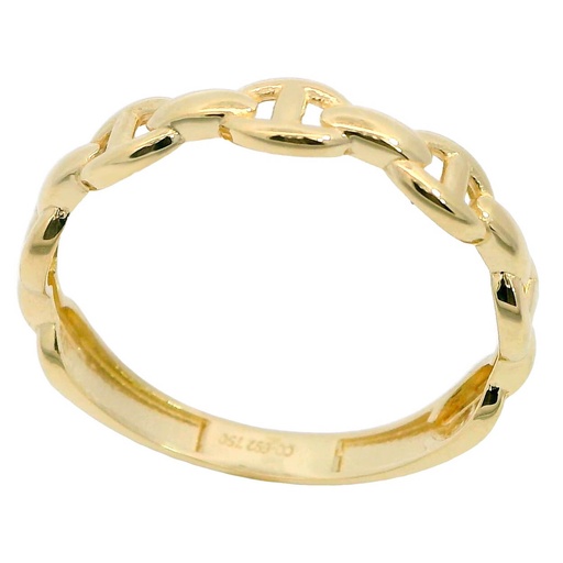 [5871] LINKS GOLD RING.
