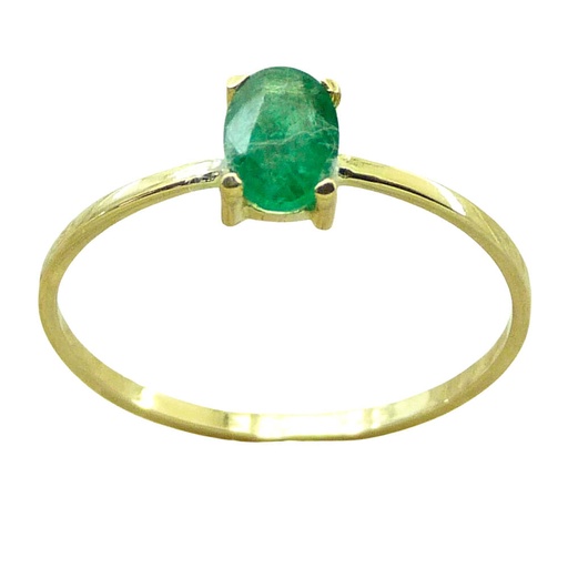 [5440/SE] 6x4MM OVAL EMERALD RING.0.53 CT