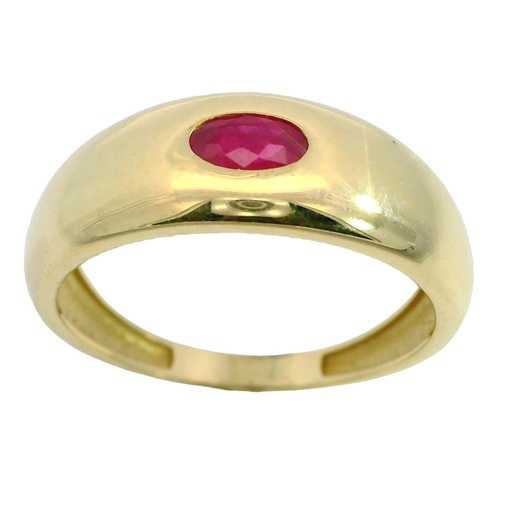 [5964/SR] 5x3MM OVAL RUBI RING.
