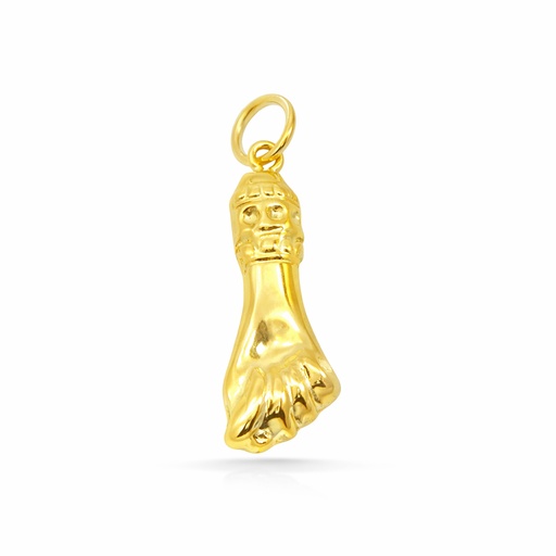 [6225] 13 MM LUCKY FIST PENDANT.