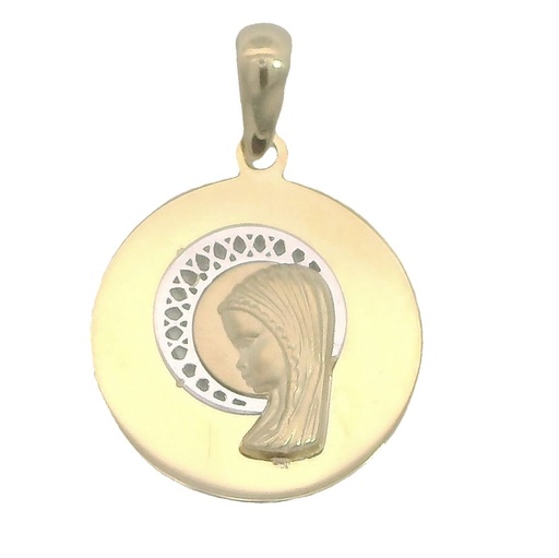 [00061] 14MM ROUND VIRGIN MEDAL