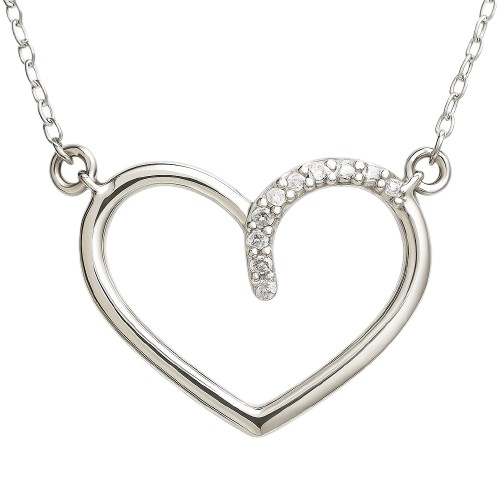 [B4152/0.01] GARGANTILLA CORAZON 12MM 12 BRILLANTES DE 0.01 CT.