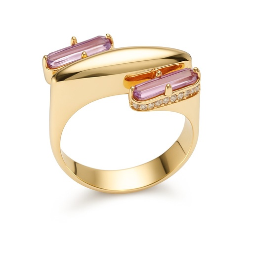 [00081] SORTIJA CON CIRCONITAS PIEDRA COLOR (copia)