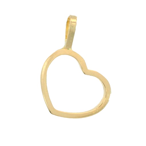 [3955/1] 12MM PLAIN HEART  PENDANT.