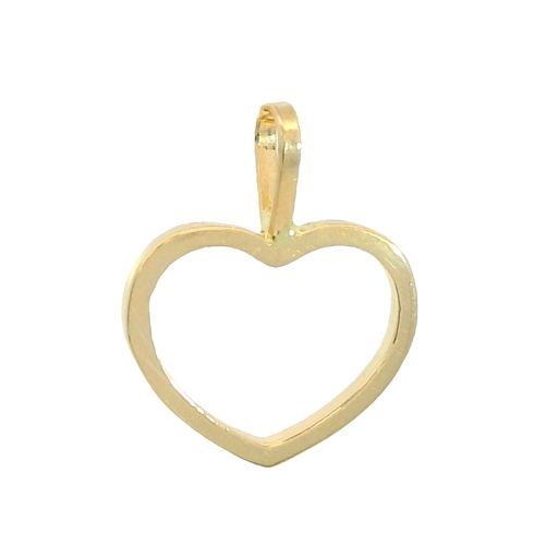 [3955/2] 12MM PLAIN HEART  PENDANT.