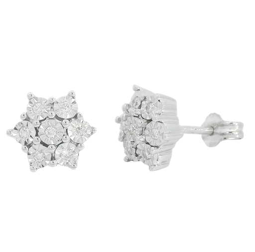 [B4111P/0.10] SORTIJA CUAJO 7 BRILLANTES 0.05 CT TW  H-SI (copia)