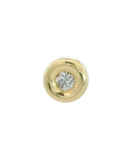 [B4120/C/0.10] COLGANTE CHATON ESTAMPACION 6MM.BRILLANTE H-SI 1 0.10 CT