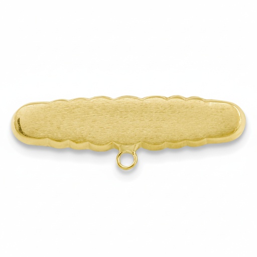 [6238] BROCHE BEBE MATIZADO 30x9MM