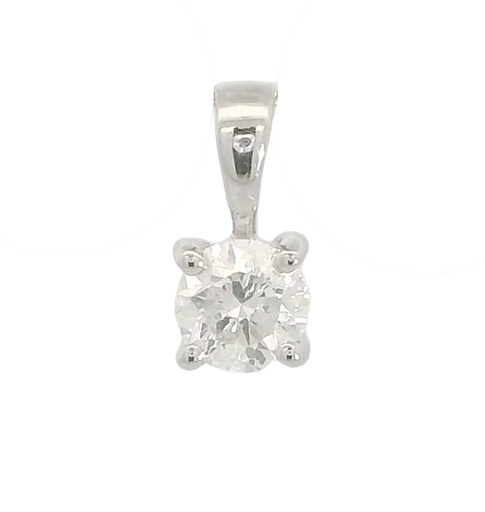 [B4122/C/0.20B] COLGANTE GARRA FUNDICION  4MM.BRILLANTE H-SI 1. 0.20 CT