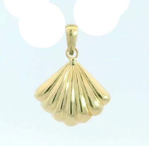 [3399/2] THE WAY OF ST. JAME'S SHELL PENDANT.14x13MM.