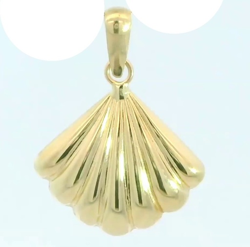 [3399/3] COLGANTE CONCHA COMPOSTELANA.17x16MM