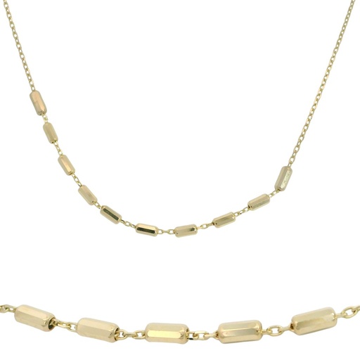[00104] TUBES NECKLACE.45CM.