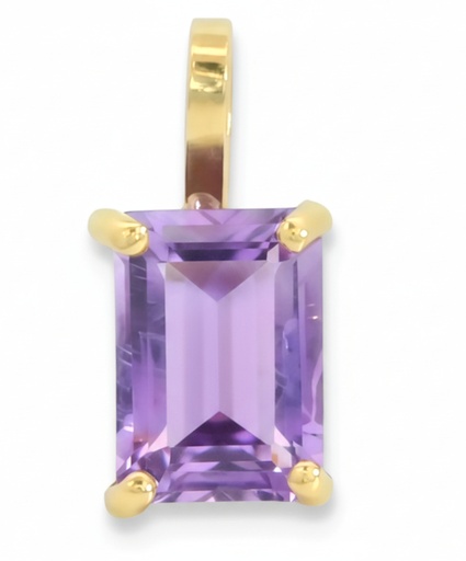 [3974/CAM] 7x5MM AMETHYST PENDANT.