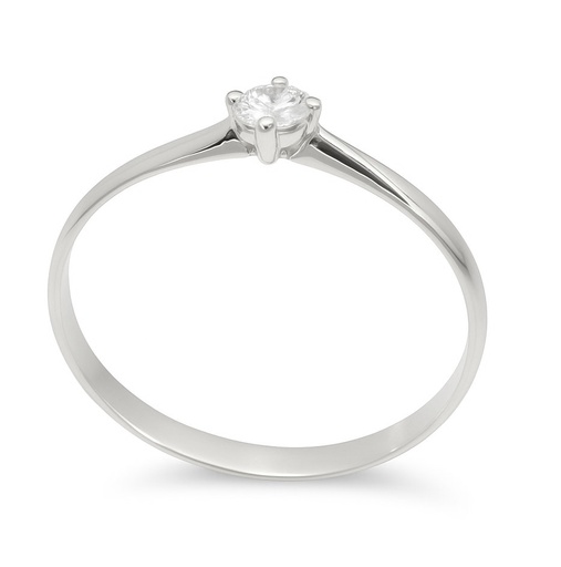 [B4212/11B] SOLITARIO BRILLANTE  3.00MM VS-H 0.11 CT
