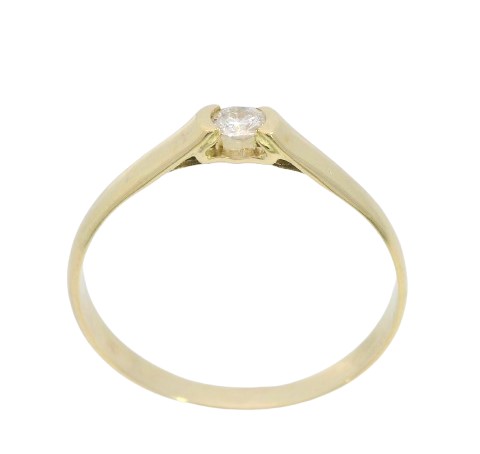 [B4215/11] SOLITARIO BRILLANTE  3.00MM VS-H 0.11 CT