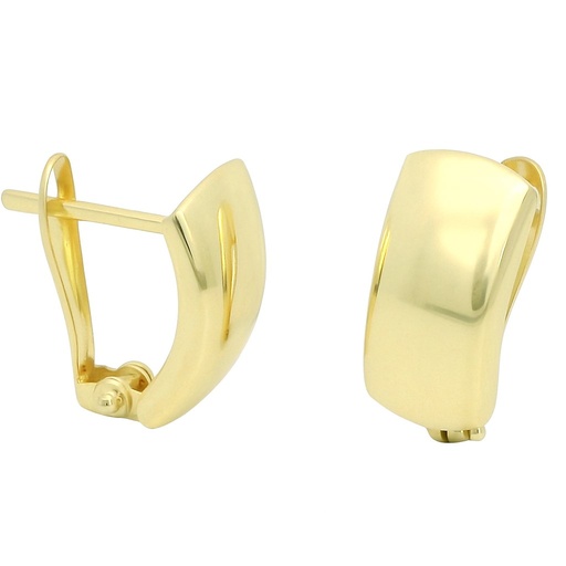 [00145] PENDIENTES LISOS CIERRE CATALAN.17x6MM