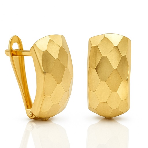 [00145/1] PENDIENTES TALLADOS CIERRE CATALAN.17x6MM