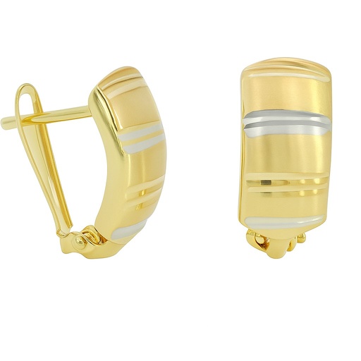 [00145/4] PENDIENTES TALLADOS CIERRE CATALAN.17x6MM