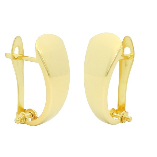 [00146] PENDIENTES LISOS CIERRE CATALAN.17x6MM