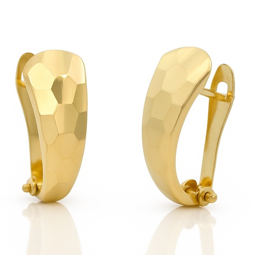 [00146/1] CARVED LEVERBACK EARRINGS.17x6MM