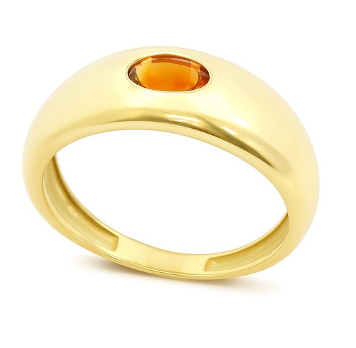 [5964/SC] 5x3MM CITRINE RING