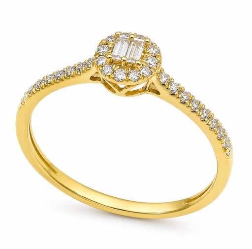 [B4226/0.12] DIAMOND RING.QUALITY SI.COLOR H.0.12 CT TW