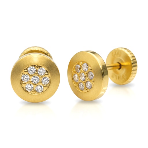 [3384] PENDIENTES REDONDOS MICROENGASTE.7MM.