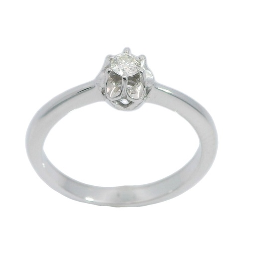 [B4023/17] SOLITARIO BRILLANTE 3.5 MM VS-H 0.17 CT