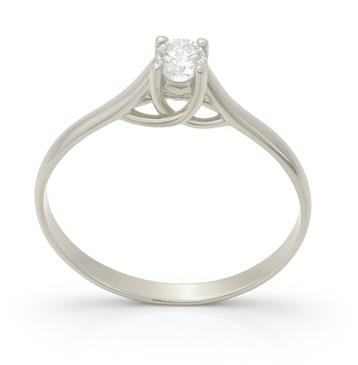 [B4021/17] SOLITARIO BRILLANTE 3.50MM VS-H 0.17 CT