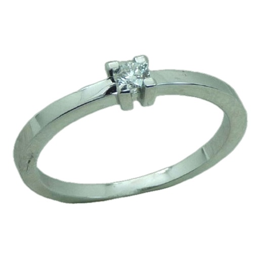 [B4025/17] 3.5  MM DIAMOND SOLITAIRE RING.0.17 CT.VS H