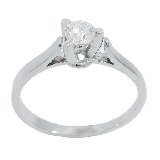 [B4008/25] SOLITARIO BRILLANTE 4.0 MM VS-H 0.25 CT