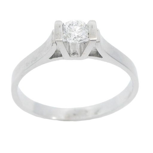 [B4013/25] SOLITARIO BRILLANTE 4.0 MM VS-H 0.25 CT