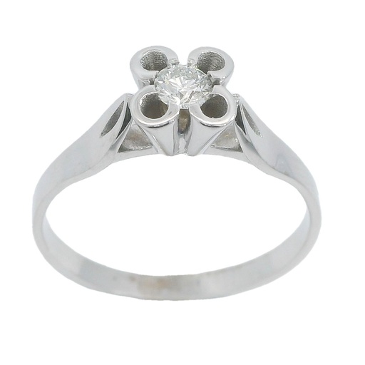 [B4026/25] SOLITARIO BRILLANTE 4.00MM VS-H 0.25 CT