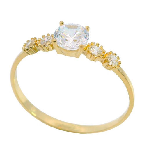 [4480] 5MM CZ RING.