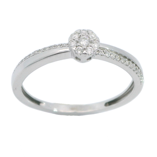 [B4173/0.13] SORTIJA BRILLANTES DI 7 RD 0.05 24SC 0.05 DI RD 0.02 SI-H