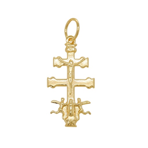 [8304] 21x11MM "CARAVACA" CROSS PENDANT.