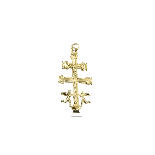 [8394] 15x8MM "CARAVACA" CROSS PENDANT.