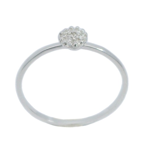 [B4167/SB] SORTIJA BRILLANTES DE 1.25MM Y 1MM H-SI 0.08 CT TW