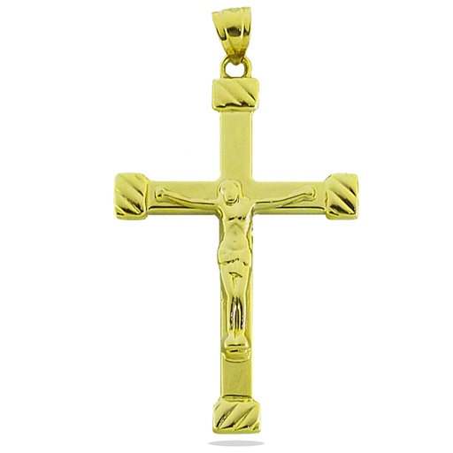 [4946] 47x27MM CRUCIFIX PENDANT.