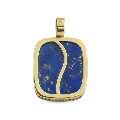 [5385/C] COLGANTE LAPISLAZULI ANTIC  10x8MM