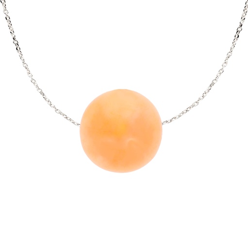[3831R] 8MM ROSE GOLD NECKLACE.45CM CHAIN.