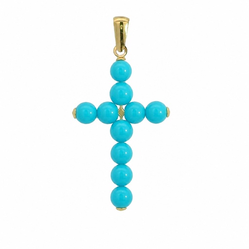 [00084T] CRUZ BOLAS 3MM S/CRISTO ZAFIRO (copia)