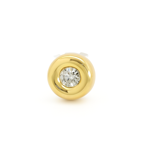 [B4120/C/0.05] COLGANTE CHATON ESTAMPACION 5MM.BRILLANTE H-SI 1. 0.05CT