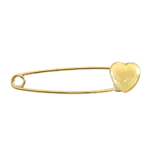 [2033] HEART BABY PIN.33MM.
