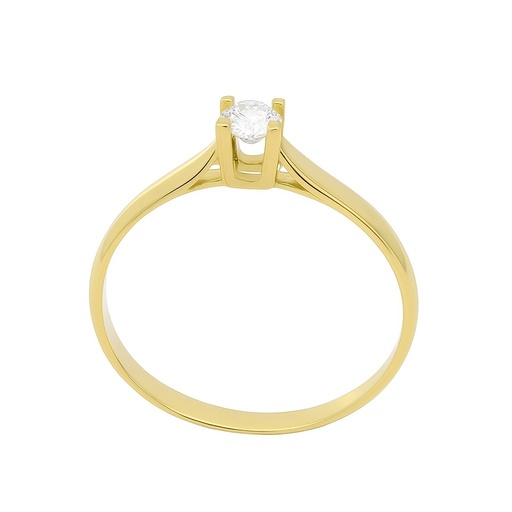 [B4213/11] SOLITARIO BRILLANTE 3.00MM VS-H 0.11 CT