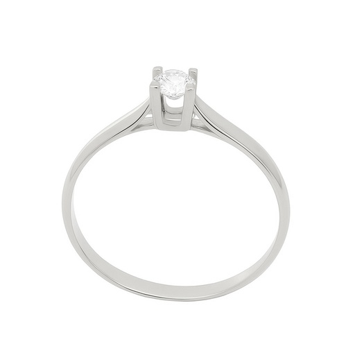 [B4213/11B] SOLITARIO BRILLANTE 3.00MM VS-H 0.11 CT